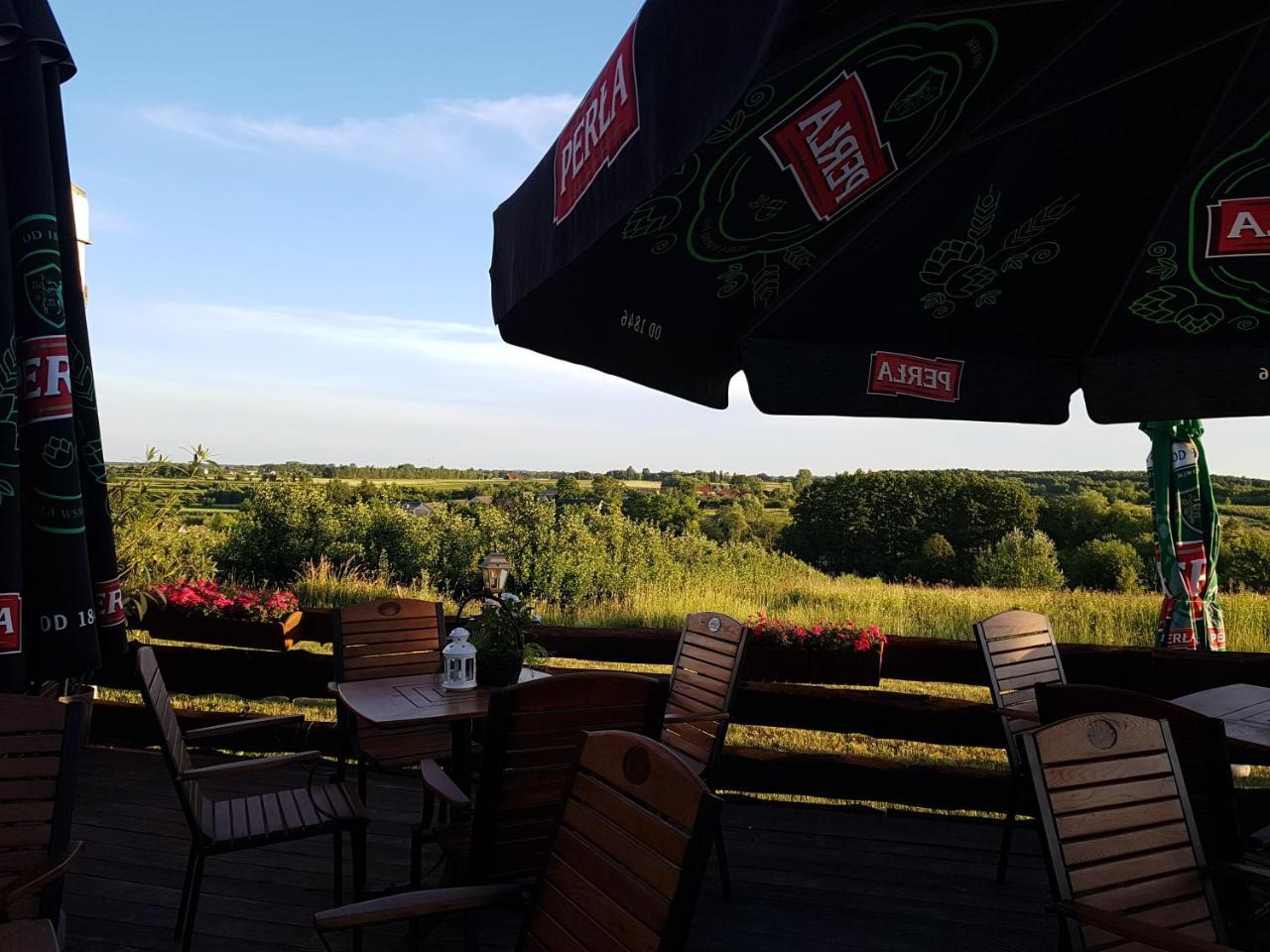 Dwor Na Wichrowym Wzgorzu Bed & Breakfast Przybyslawice Bagian luar foto